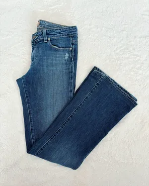Paige Low Waisted Flare Jeans thumbnail 1