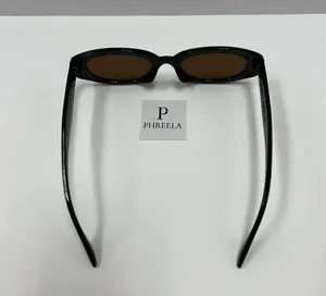 Retro oval sunglasses /90s brown oval sunglasses thumbnail 4
