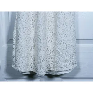 Selfie Leslie Floral Lace Tie Bust Mini Dress Medium White Coquette Bridal Event thumbnail 7