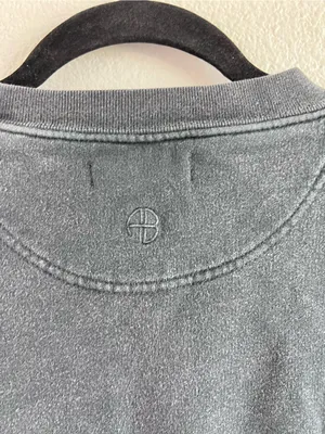 Anine Bing Women's Los Angeles French Terry Pullover Sweatshirt Grey Logo thumbnail 7