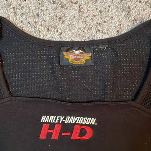 Harley Davidson Woman’s Fitted Black Fishnet Shirt Size Large‎ thumbnail 2