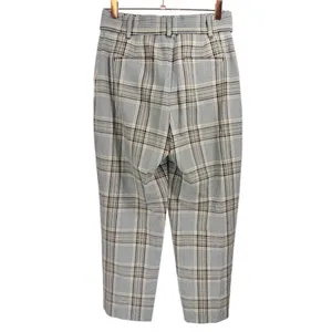 Aritzia‎ Wilfred Plaid Tie Belt Trouser Pants Sz 4 Academia Preppy Career Office thumbnail 4