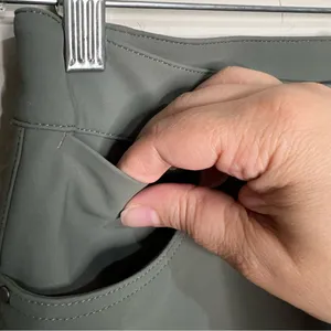 Lululemon City Sleek Slim Fit‎ 5 pocket Olive Green Pants thumbnail 5