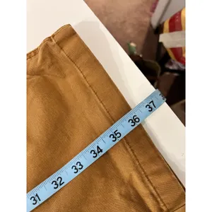 Old Navy Camel Tan Extra High Rise Cropped Wide Leg Comfy Pants Size 8 thumbnail 11