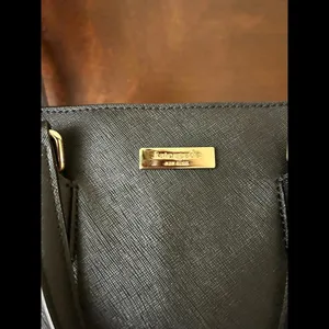 Kate spade purse bag black short handles and longer strap thumbnail 8