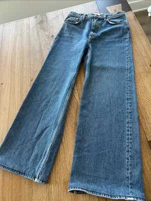 & other stories Wide leg straight jeans size‎ 31 medium wash thumbnail 1