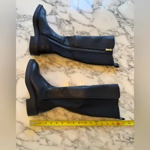 NWT Kenneth Cole Reaction “Anabelle” Women’s Black Calf Tall Riding Boots Sz 5 thumbnail 9