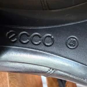 ECCO Shape 35 Black Leather Block‎ Heel Chelsea Ankle Boots EU 41 US 10 thumbnail 8