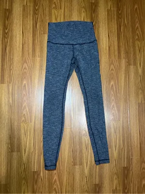 Lululemon Wunder Under Hi-Rise coco pique textured legging yoga running 8 thumbnail 3