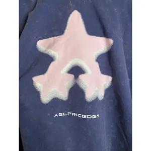 Aelfric Eden Blurring Star Washed Oversized Hoodie With Pockets NWT Large thumbnail 7