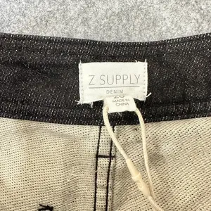 Z Supply Rilynn Wide Leg Trouser Pants Black Sand Denim Women's Size 26 NWT‎ thumbnail 4