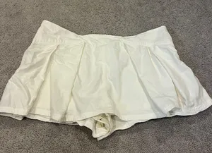Free people white skort size M thumbnail 1