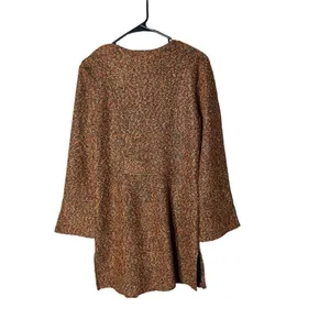 Vintage F.L Malik Tweed Long Line‎ Coat Size M thumbnail 9