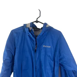 Marmot PreClip‎ Women's Size Small P Blue Outdoor Hiking Rain Coat thumbnail 2