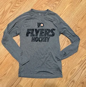 NHL Philadelphia Flyers Gray Long Sleeve Tee thumbnail 1