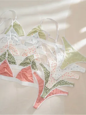 5 Sets Matching Bra and Panty Set Cute Sexy Lingerie Sets thumbnail 2
