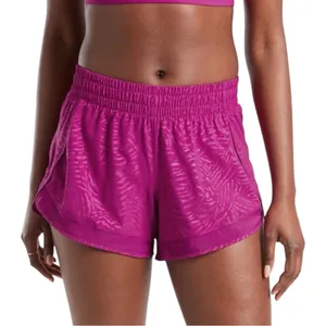 Athleta Printed Mesh Racer Run Shorts Electric Fuchsia Pink 4” Inseam Women’s XS thumbnail 1