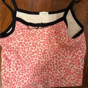 Pink Leopard Print Tank Top thumbnail 1