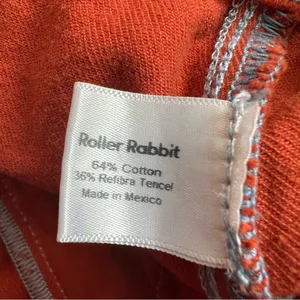 Roller Rabbit Elle Terra Cotta Cropped Wide Leg Pants Size 10 NWT thumbnail 14