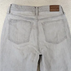 Madewell Slim Demi-Boot High Rise‎ Gray Jeans MC513 Womens 28 Raw Hem Stretch thumbnail 9