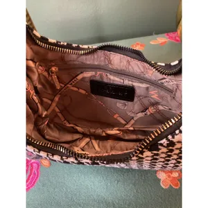 Montana West Hobo Bag Small Black‎ White Houndstooth NWT thumbnail 3