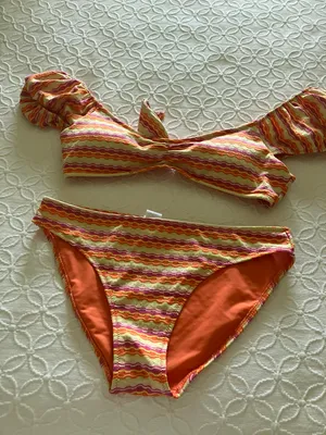 Aerie Striped Bikini Set thumbnail 13