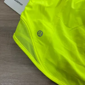 NWT Lululemon Hotty Hot Short II Long 4" Highlight Yellow Women Size 10 thumbnail 7