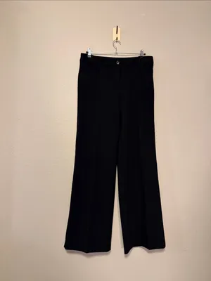 Loft Wide Leg Black Trouser Size 10 Tall thumbnail 2