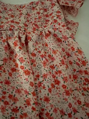 SheIn Flower print flowy half sleeve top thumbnail 3