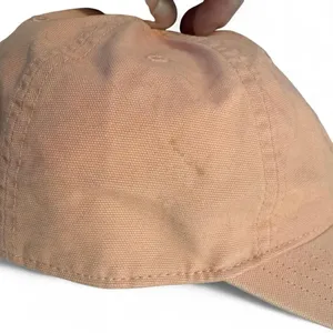Carhartt Women's Pink Adjustable Baseball Cap with leather logo patch Hat thumbnail 7