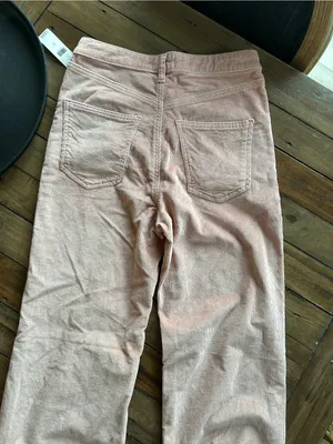 NWT Anthropologie Pilcro Scotty High Rise Cuffed Corduroy Pink Pants 27 thumbnail 11