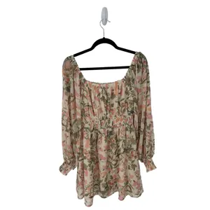 Lost & Wander Wildflowers Mini‎ Dress Neutral Pink Floral S $98 thumbnail 4