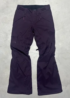 The North Face DryVent Women's Plum Purple Snow Pants SZ S Regular Waterproof thumbnail 1