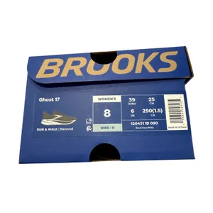 Brooks Women's Ghost 17 Running Shoe in Black/White, Size 8 Wide thumbnail 6