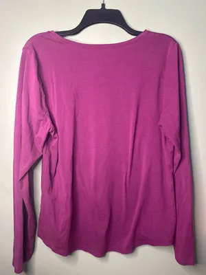 Lilly Pulitzer Luxletic Women’s XL Purple Performance Top Long Sleeve Resort thumbnail 5