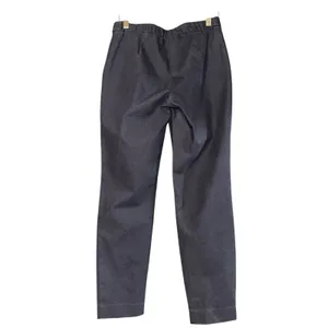 Theory Pull‎ On Black Pants Women's 00 Career Minimalist Work Preppy Stretch thumbnail 4