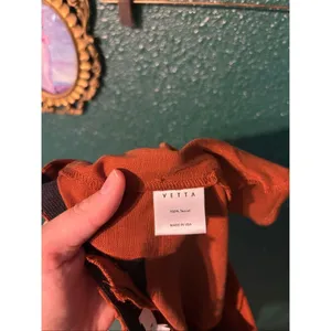 Vetta Burnt Orange Everyday Pant Sz 2 NWT 100% Tencell Ankle thumbnail 5