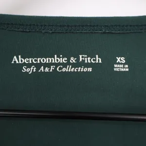 Abercrombie & Fitch Bodysuit Womens XS Emerald Green Stretch Casual Long Sleeve thumbnail 5
