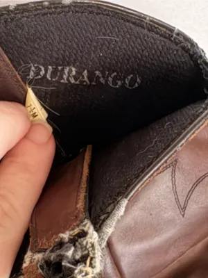 Vintage Durango Classic Brown Leather Western Boots thumbnail 8