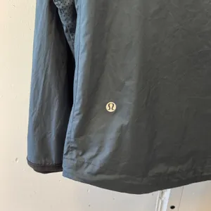 Lululemon Women's Mesh Vent Raincoat Windbreaker Jacket Navy Blue‎ Full Zip thumbnail 7