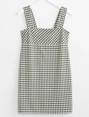 Lou & Grey Gingham Ponte Strappy Dress thumbnail 1