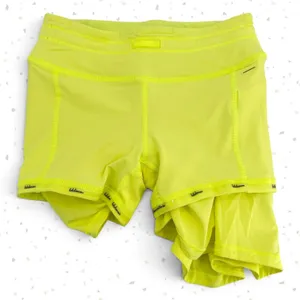 Lululemon Pace Rival Skirt Electric Lemon Yellow Bright Neon Pleats Skort Size 0 thumbnail 9