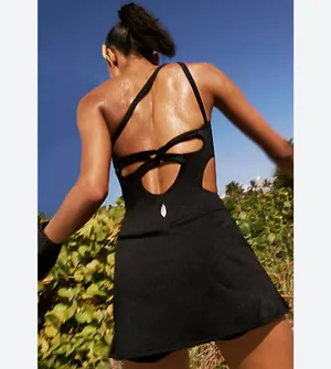 FP Movement Black Romper dress thumbnail 2