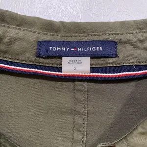 Tommy Hilfiger Olive Green Utility Shirt Dress NWT Size 2 thumbnail 3
