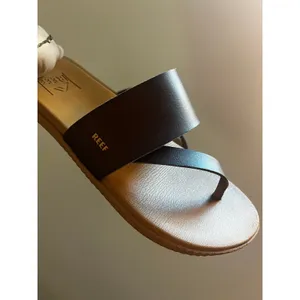 Reef Cushion Bounce Vista Thong Sandals 6 Brown Coastal Beach Slides Boho Chic thumbnail 2