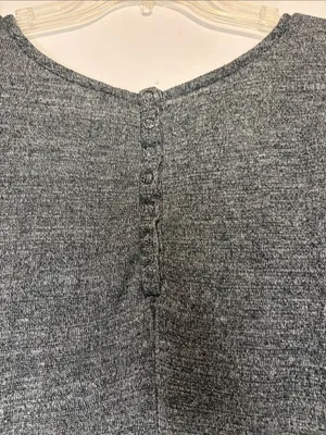Intimately Free People One Piece Romper Slouchy Loungewear Heathered Grey Size M thumbnail 7