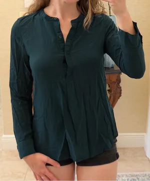 Old Navy Office Blouse  thumbnail 2