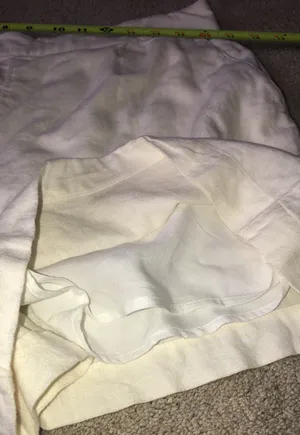 Abercrombie Cream Linen Shorts Large thumbnail 6