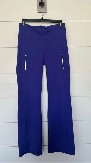 Athleta Women’s Medium Purple Rainier Bootcut Pants thumbnail 1