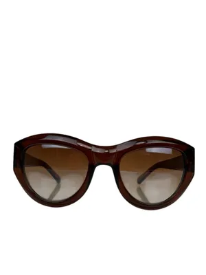 TORY BURCH Logo Brown Gradient Oversized Sunglasses thumbnail 15
